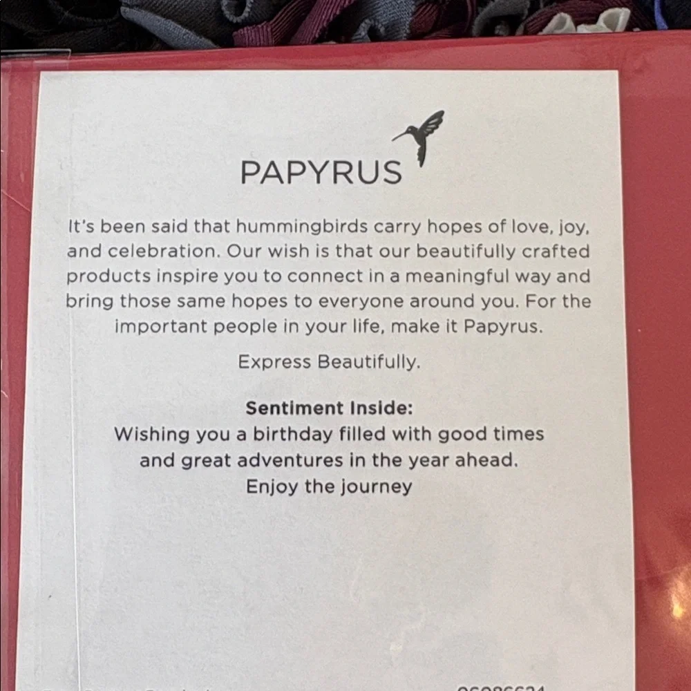 🆕Papyrus “Shadowbox” Coastal Birthday Greeting Card